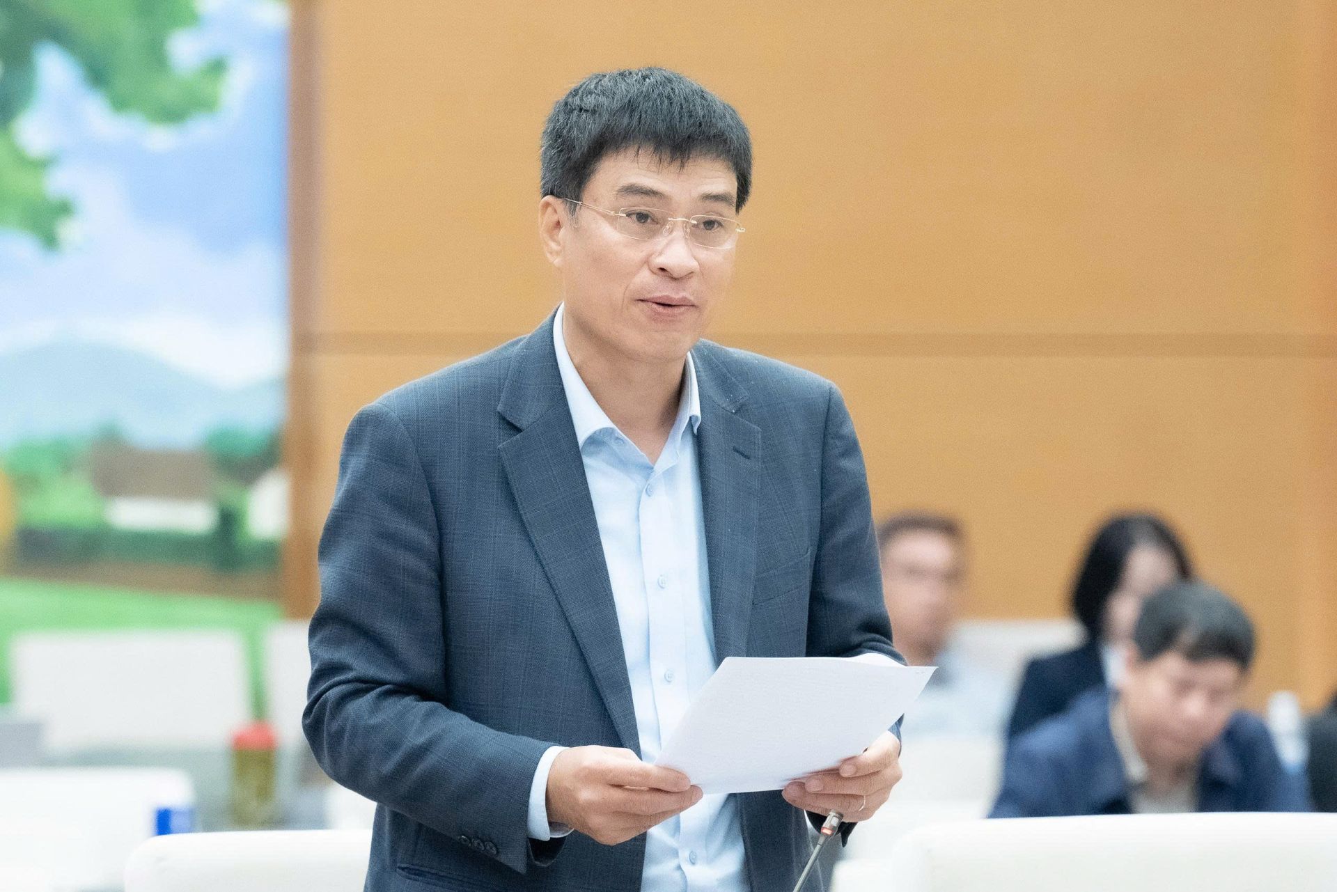 Thứ trưởng Bộ Xây dựng Phạm Minh Hà phát biểu