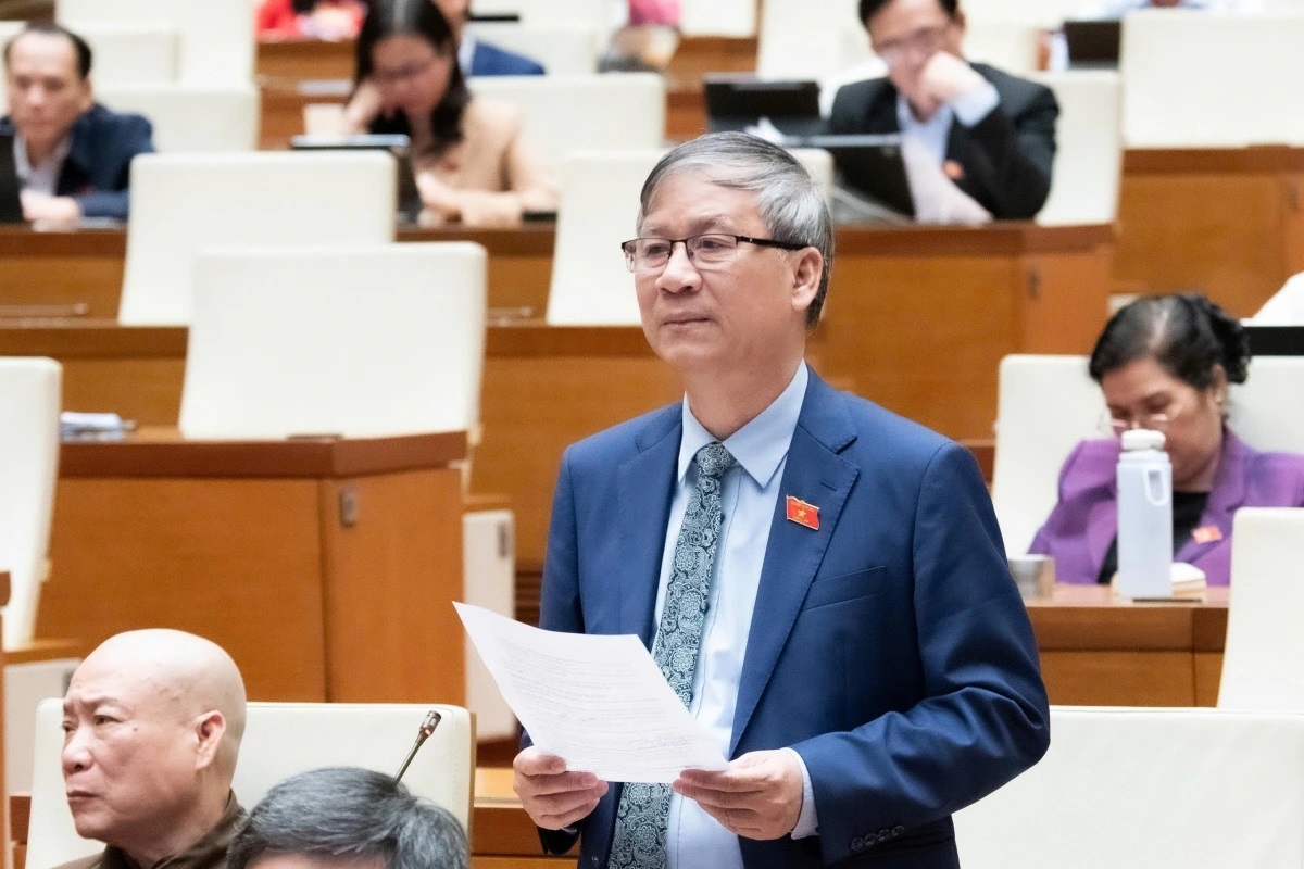 Đại biểu Nguyễn Anh Trí, đoàn Hà Nội. (Ảnh: Quốc hội)