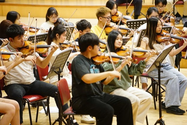 VNAMYO -  dàn nhạc trẻ của Học viện Âm nhạc Quốc gia Việt Nam. Ảnh: SSO