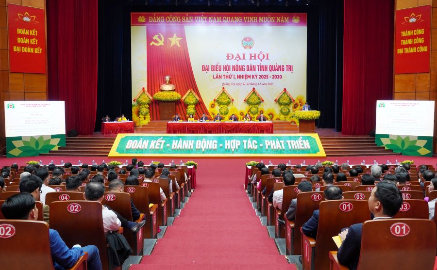 Đại hội đại biểu Hội Nông dân tỉnh Quảng Trị lần thứ I, nhiệm kỳ 2025 - 2030.