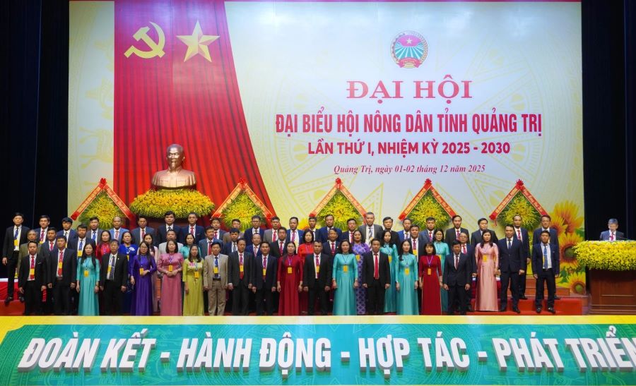 Quảng Trị: Đại hội đại biểu Hội Nông dân tỉnh lần thứ I thành công tốt đẹp