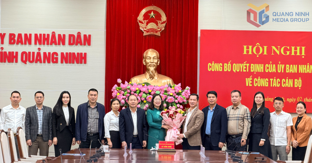 Công bố quyết định của UBND tỉnh Quảng Ninh về công tác cán bộ Sở Tư pháp