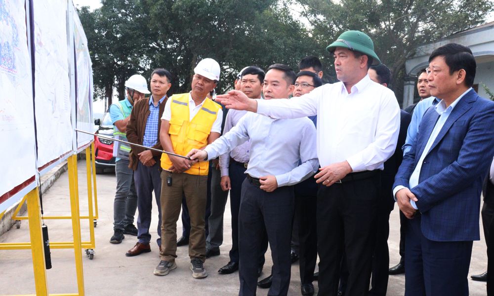 Đồng chí Nguyễn Hồng Thái yêu cầu sớm triển khai các dự án tái định cư để đẩy nhanh tiến độ giải phóng mặt bằng Cảng hàng không quốc tế Gia Bình.