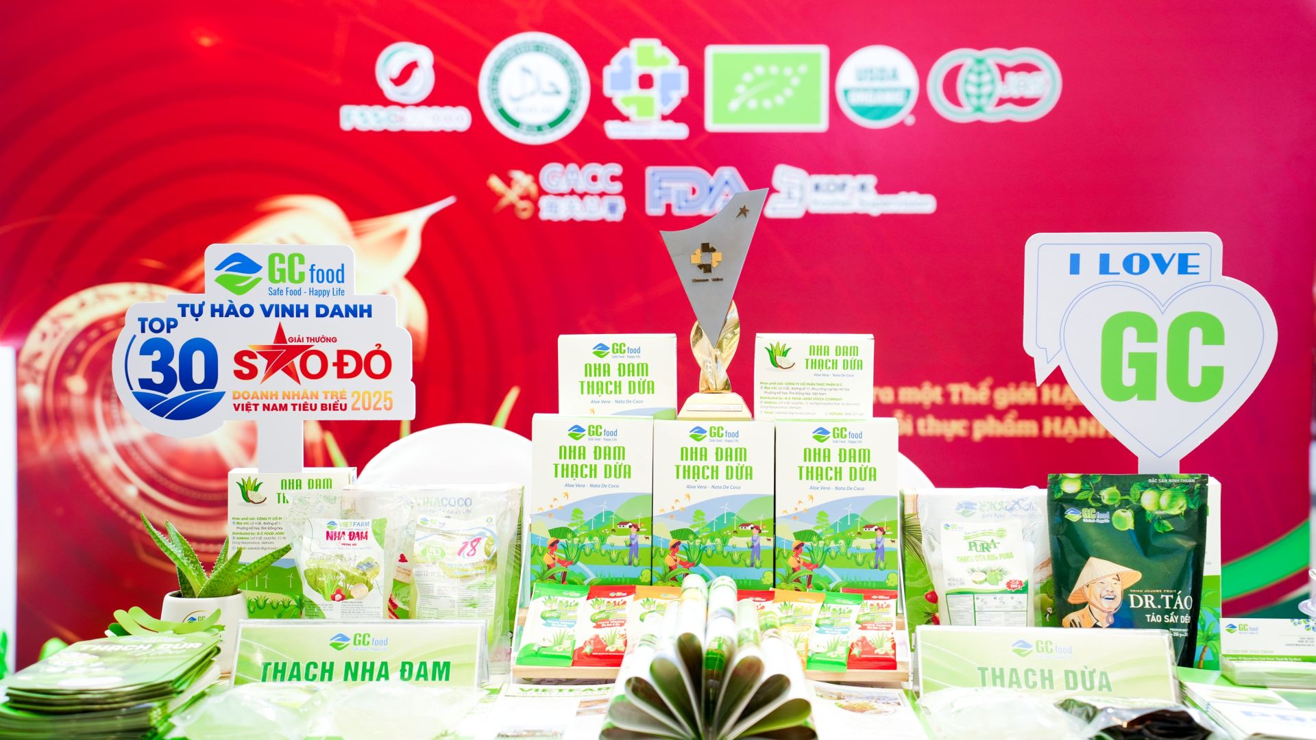 GC Food đã đạt nhiều chứng nhận quốc tế như FSSC 22000, ISO 22000, HACCP, Halal… GC Food đã đạt nhiều chứng nhận quốc tế như FSSC 22000, ISO 22000, HACCP, Halal…