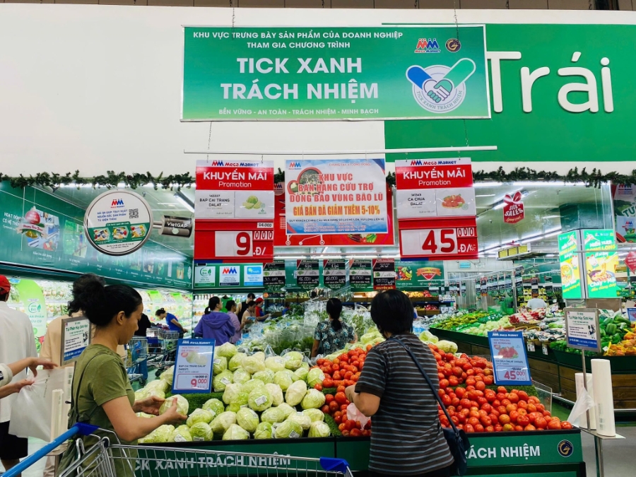 Chương trình Tick xanh được xác định là điểm nhấn quan trọng trong chiến lược kích cầu tiêu dùng của thành phố năm 2025. Chương trình Tick xanh được xác định là điểm nhấn quan trọng trong chiến lược kích cầu tiêu dùng của thành phố năm 2025.