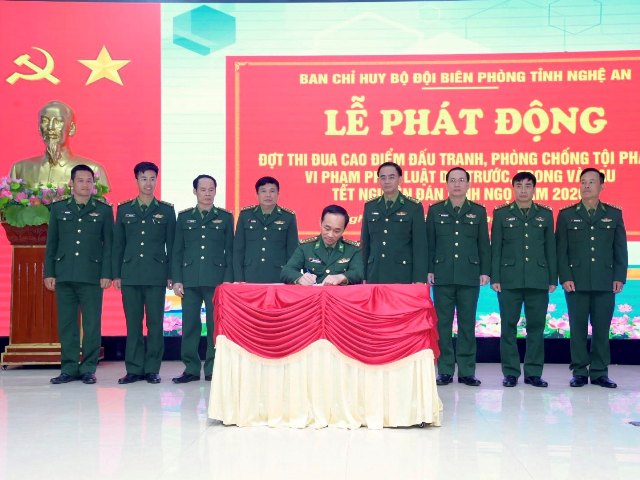 Bộ đội Biên phòng Nghệ An mở đợt cao điểm giữ vững an ninh biên giới dịp Tết Nguyên đán 2026