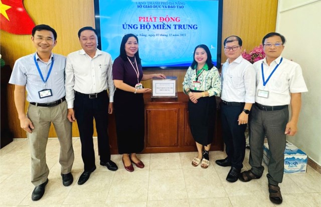 Đà Nẵng: Sở Giáo dục và Đào tạo phát động ủng hộ lũ lụt các tỉnh khu vực miền Trung