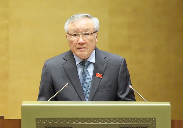 Phó Thủ tướng Thường trực Chính phủ Nguyễn Hòa Bình nhấn mạnh, Chính phủ trân trọng tiếp thu ý kiến của Quốc hội, đại biểu Quốc hội và cử tri cả nước... - Ảnh: VGP/Nhật Bắc