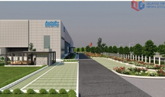Phối cảnh Nhà máy Autoliv Việt Nam có tổng vốn đầu tư 154 triệu USD tại KCN Sông Khoai.