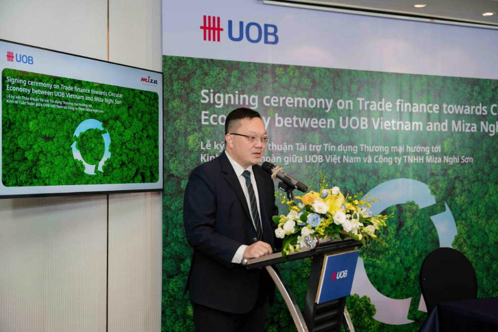 Ông Lê Văn Hiệp - CEO Miza Group phát biểu tại buổi Lễ