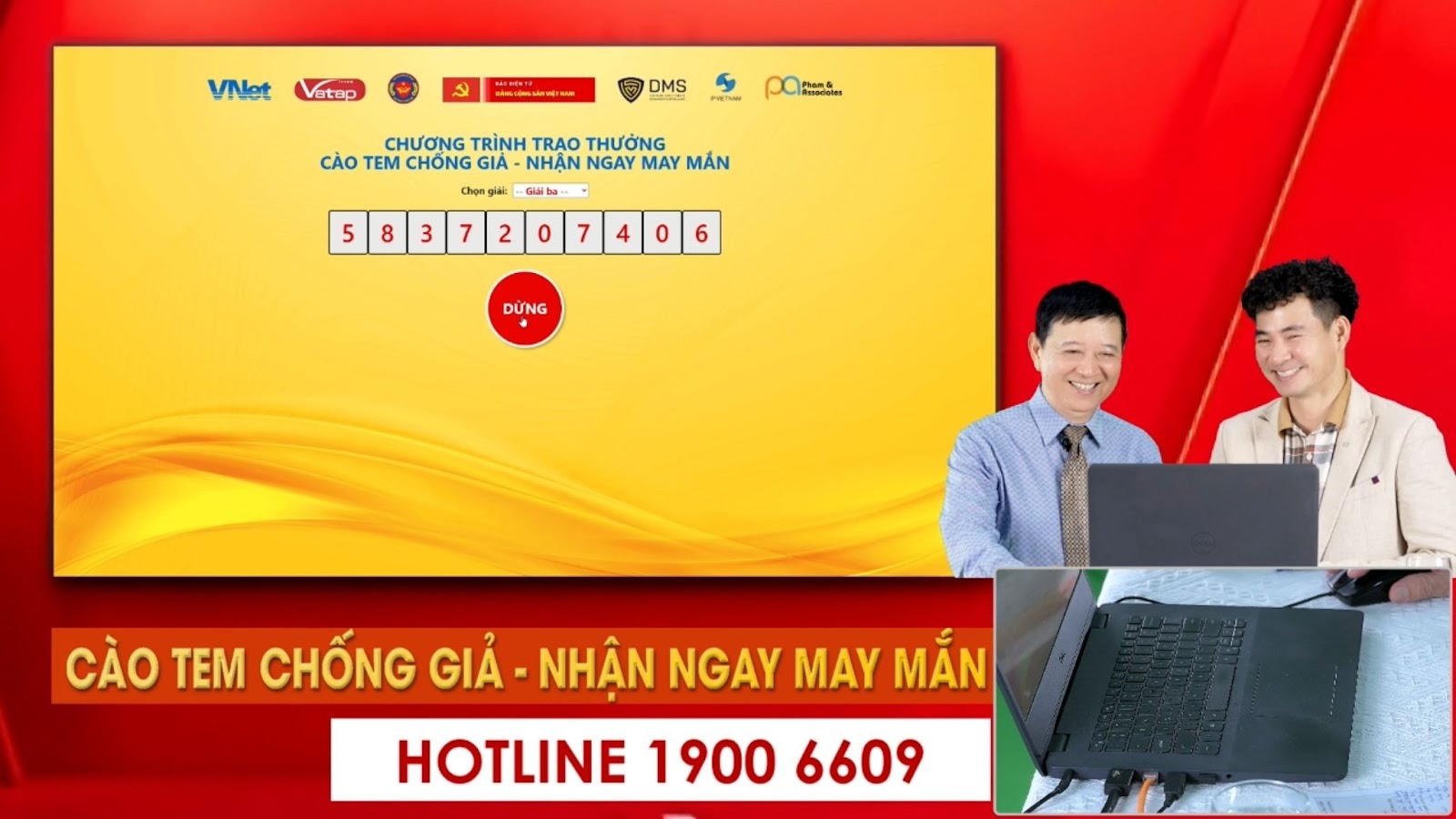 Kết quả Chương trình trao thưởng “Cào tem chống giả - Nhận ngay may mắn” tháng 11/2025
