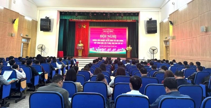 Thanh Hóa: Hướng dẫn nghiệp vụ về công tác nội chính, tiếp công dân, xử lý đơn, thư cho cấp xã