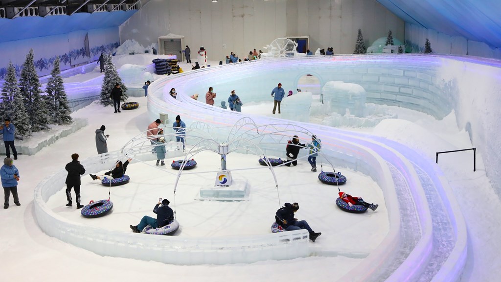 VinWonders Cần Giờ mang đến một thiên đường tuyết diệu kỳ giữa miền nhiệt đới (Ảnh minh họa)