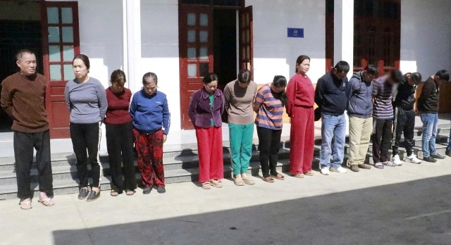 Công an Nghệ An triệt phá ổ nhóm đánh bạc lưu động trong rừng