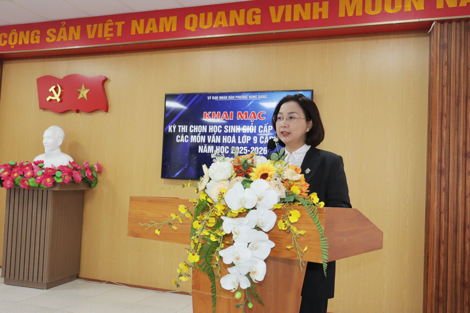 Hải Phòng: Khai mạc Kỳ thi chọn học sinh giỏi các môn văn hóa lớp 9 cấp THCS năm học 2025 - 2026