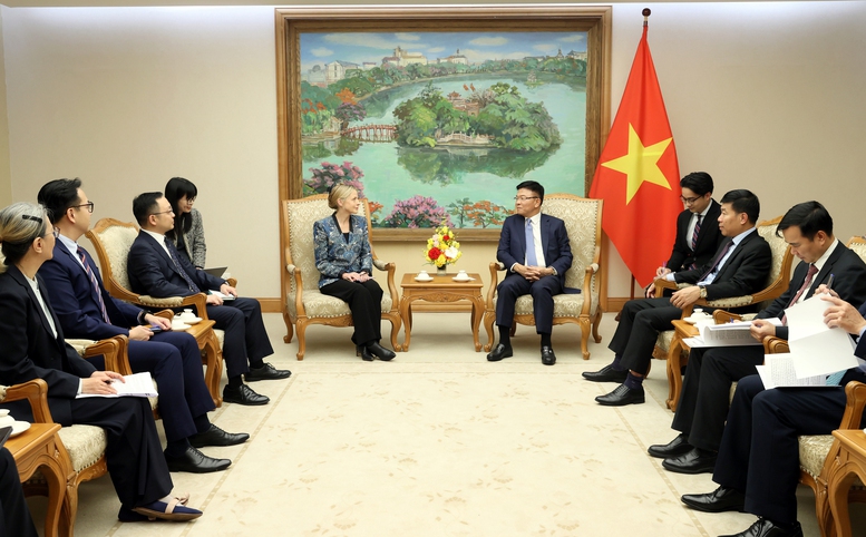 Phó Thủ tướng khẳng định, Chính phủ Việt Nam sẵn sàng tạo điều kiện thuận lợi để Amazon hợp tác, đầu tư kinh doanh lâu dài, hiệu quả tại Việt Nam - Ảnh: VGP/Đức Tuân