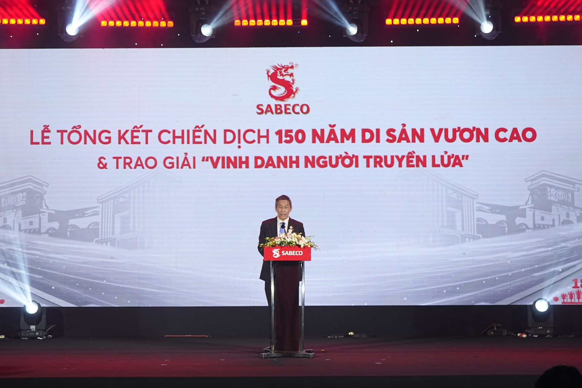 Ông Lester Tan, Tổng Giám đốc SABECO phát biểu tại sự kiện Ông Lester Tan, Tổng Giám đốc SABECO phát biểu tại sự kiện