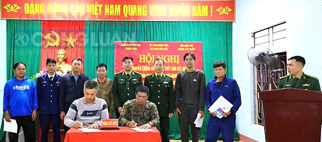 Các chủ thuyền, thuyền trưởng ký cam kết