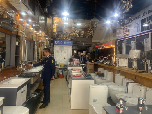 Quản lý thị trường tỉnh Bắc Ninh siết chặt quản lý kinh doanh vật liệu xây dựng