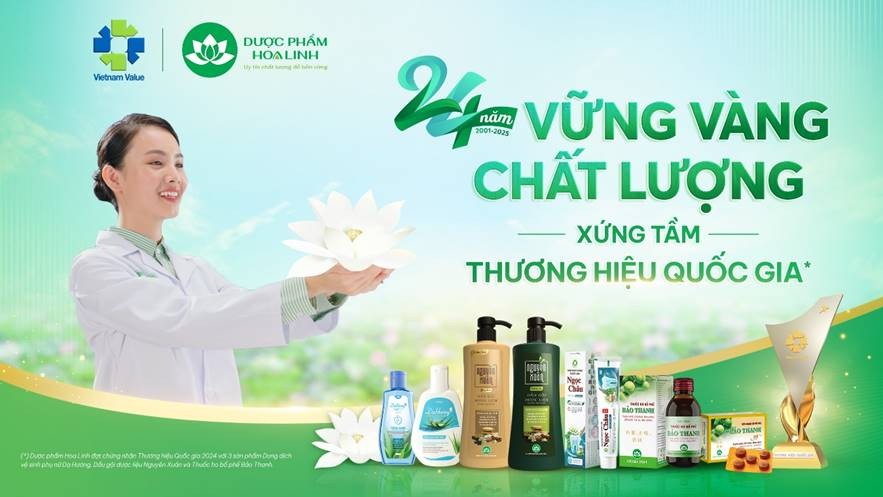 Dược Phẩm Hoa Linh với những sản phẩm xứng tầm Thương hiệu quốc gia – Thành quả của tinh thần phụng sự suốt 24 năm đồng hành. Dược Phẩm Hoa Linh với những sản phẩm xứng tầm Thương hiệu quốc gia – Thành quả của tinh thần phụng sự suốt 24 năm đồng hành.