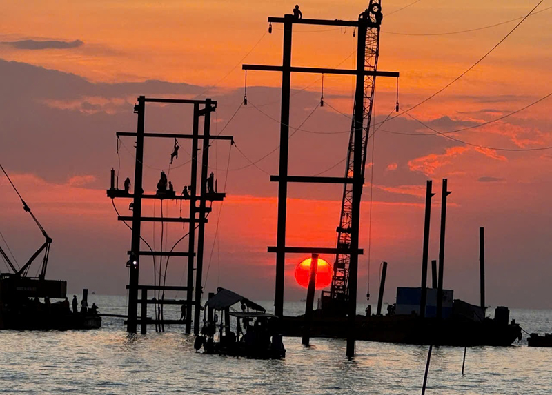 Sửa chữa Đường điện 110Kv Hà Tiên-Phú Quốc Sửa chữa Đường điện 110Kv Hà Tiên-Phú Quốc