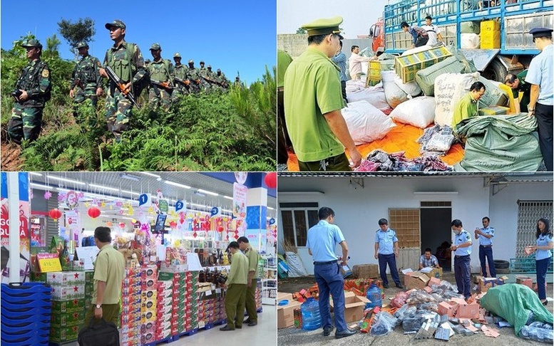 Quyết tâm “tuyên chiến không khoan nhượng” với buôn lậu, hàng giả Quyết tâm “tuyên chiến không khoan nhượng” với buôn lậu, hàng giả