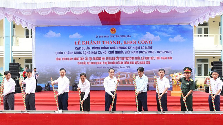 Thanh Hóa phê duyệt dự án Trường nội trú liên cấp TH&THCS Sơn Thủy