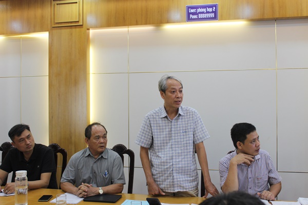 KTS Nguyễn Đức Lập, đại diện Hội kiến trúc sư TP HCM góp ý về dự án đầu tư