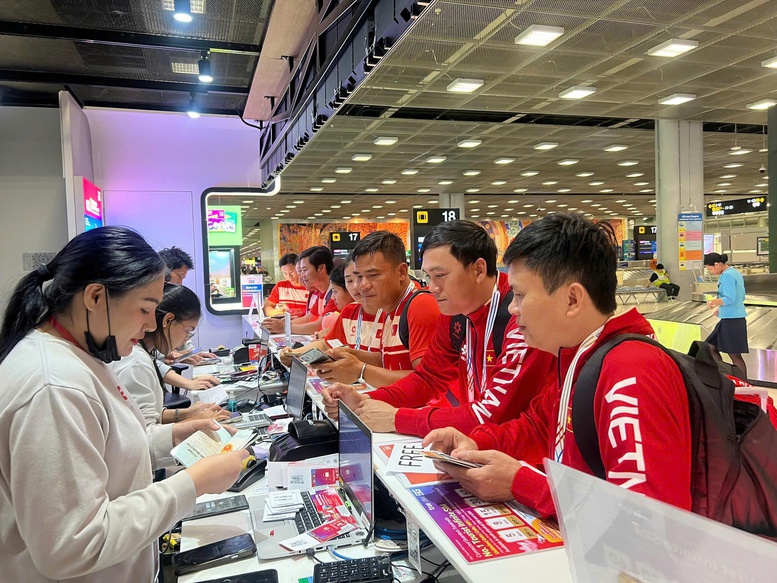 Đoàn Thể thao Việt Nam tới Thái Lan, sẵn sàng chinh phục SEA Games 33