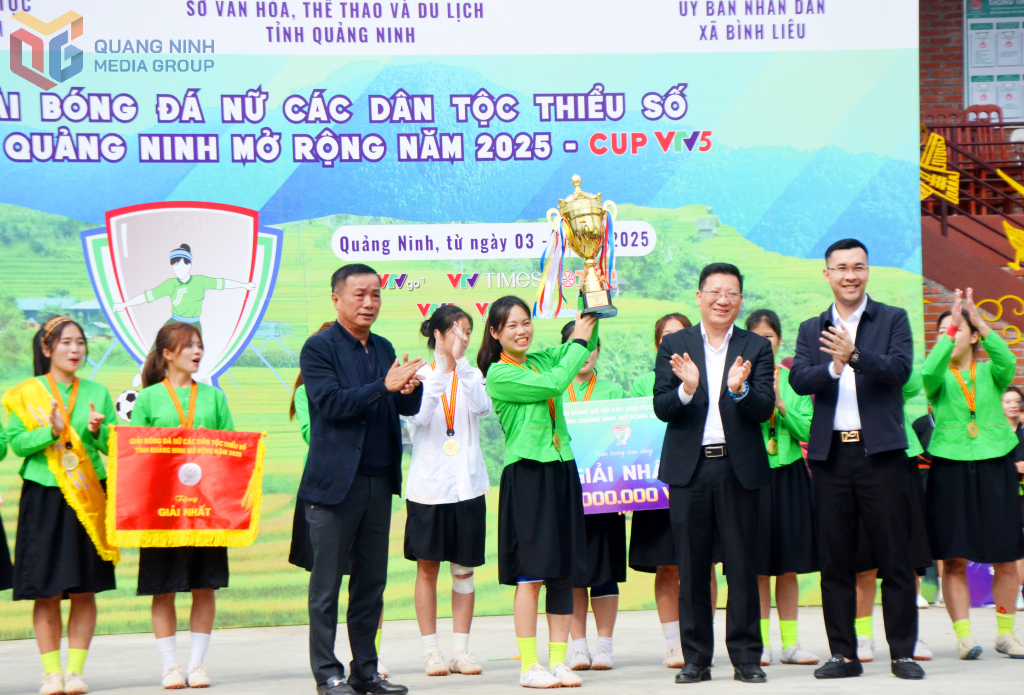 Thắng Mông Dương 4-1, Lâm Thượng vô địch Giải bóng đá nữ các dân tộc thiểu số tỉnh Quảng Ninh mở rộng 2025