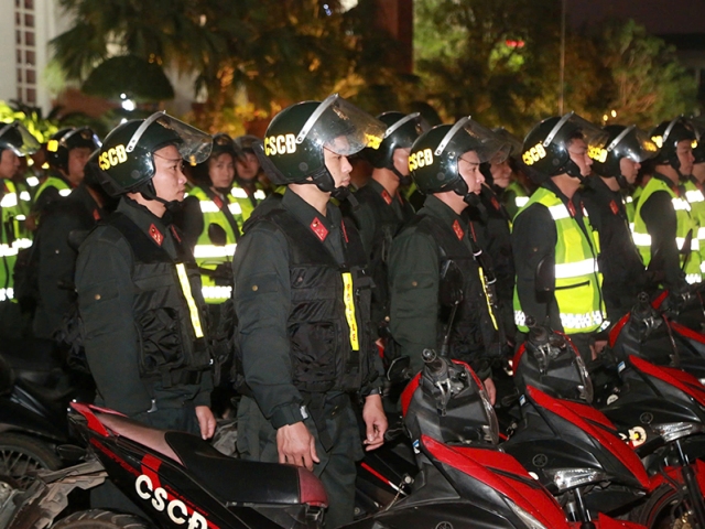 Lực lượng 373 toàn tỉnh xuất quân, bảo đảm an ninh trật tự cuối năm.