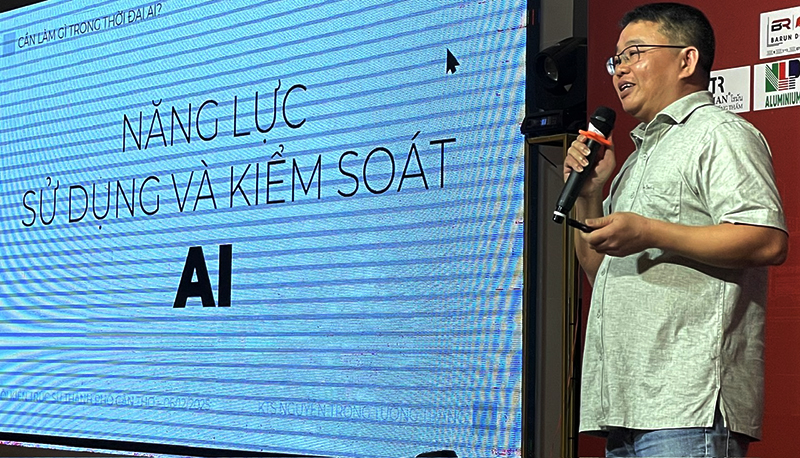 KTS Nguyễn Trọng Tường Trang chia sẻ sử dụng AI trong thiết kế kiến tr&uacute;c