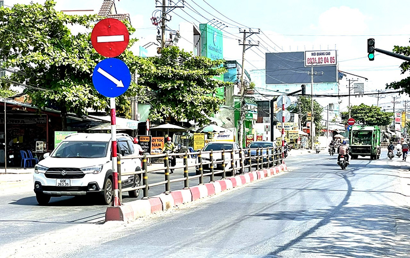 Đoạn đường Dự án mở rộng Quốc lộ 91 đã được khởi công xây dựng