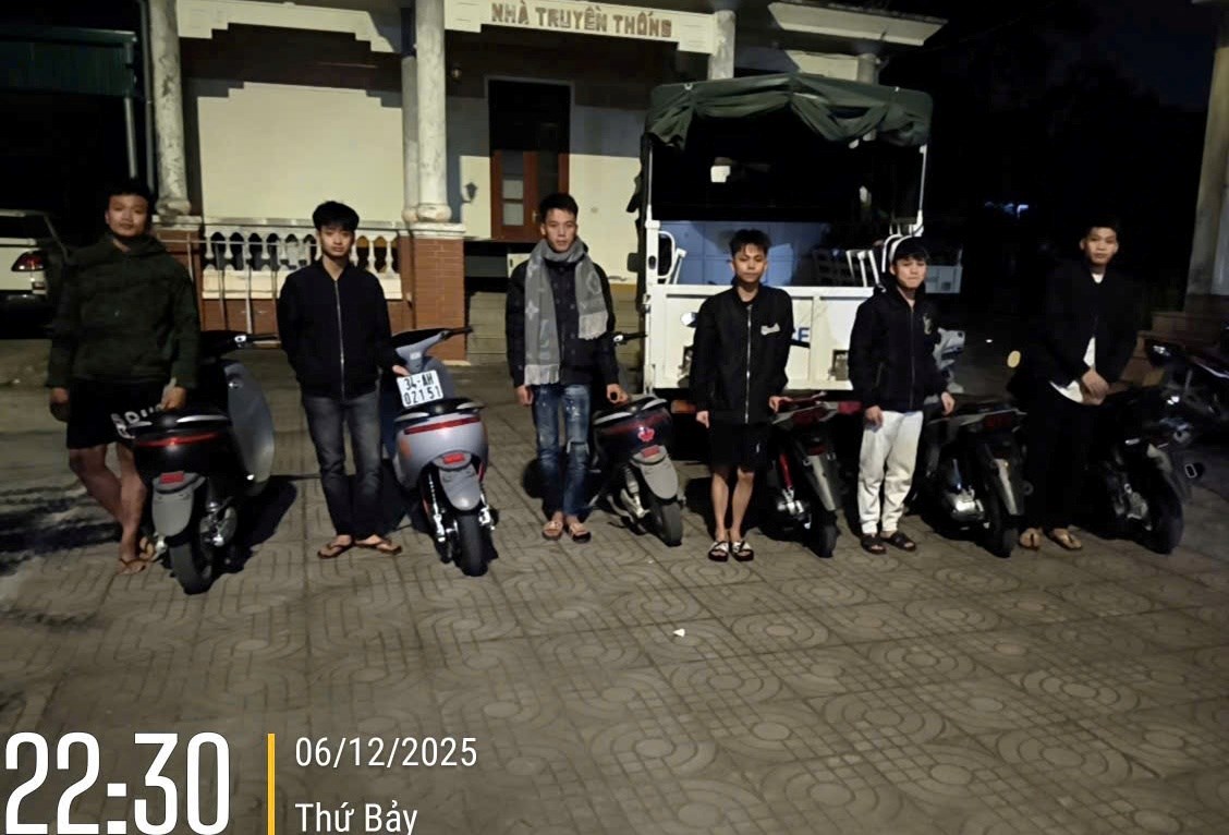 Công an xã Phú Thái phát hiện một số trường hợp có biểu hiện vi phạm.