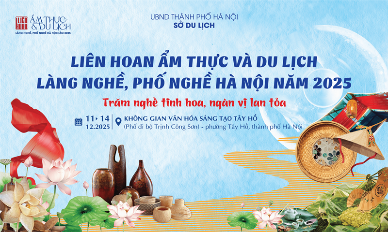 Hà Nội tổ chức Liên hoan Ẩm thực và Du lịch làng nghề 2025