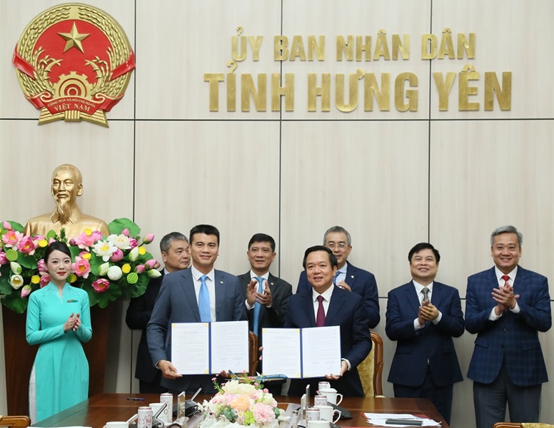 Hưng Yên ký kết biên bản thỏa thuận hợp tác với Vietnam Airlines