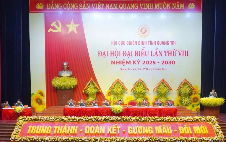 Quảng Trị khai mạc Đại hội đại biểu Hội Cựu chiến binh tỉnh lần thứ VIII