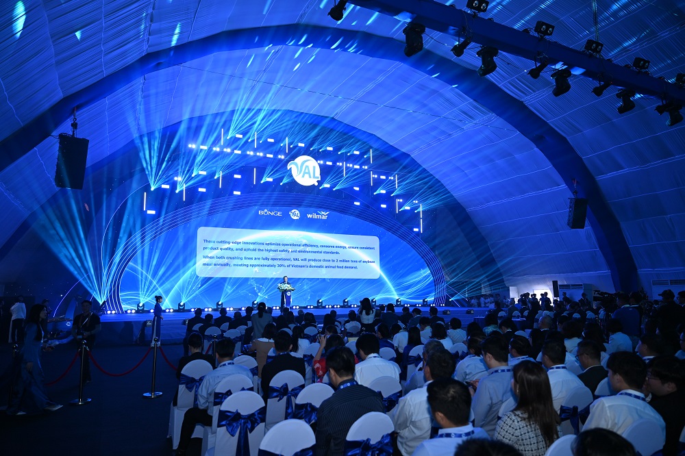 Toàn cảnh lễ khánh thành dây chuyền ép dầu đậu nành thứ 2 đưa VAL trở thành tổ hợp ép dầu đậu nành lớn nhất Đông Nam Á