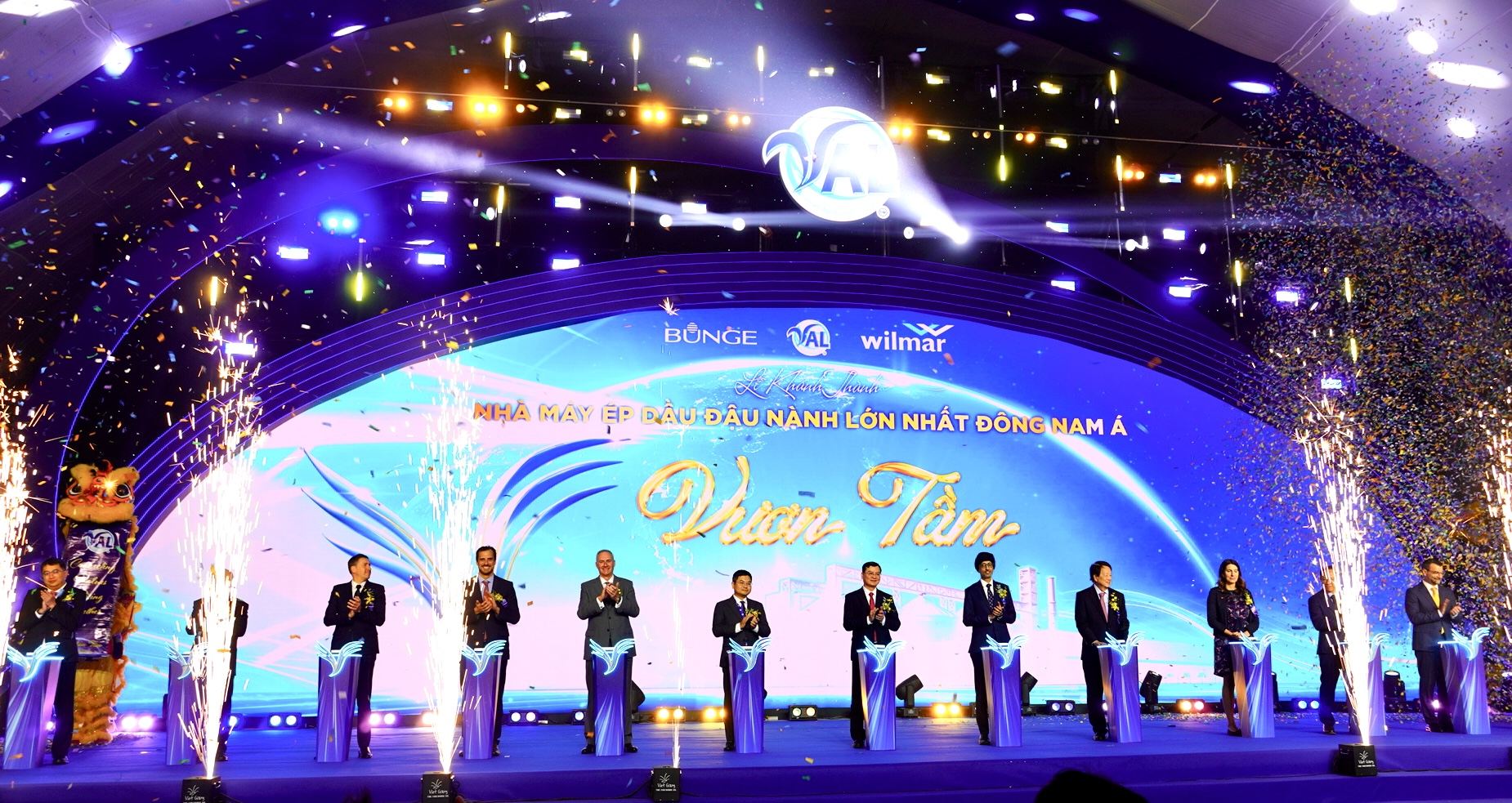 VAL khánh thành dây chuyền ép dầu đậu nành số 2 tại Khu công nghiệp Phú Mỹ 1