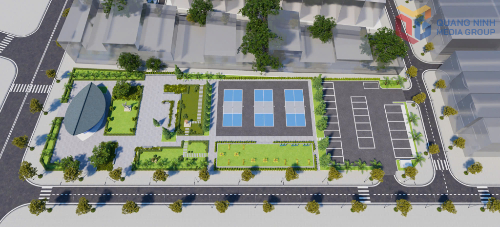 Phối cảnh dự án Công trình công cộng, khu vui chơi, sinh hoạt cộng đồng phía Tây Nam Quảng trường 12/11. Phối cảnh dự án Công trình công cộng, khu vui chơi, sinh hoạt cộng đồng phía Tây Nam Quảng trường 12/11.