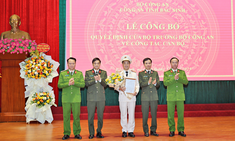 Bắc Ninh có tân Phó Giám đốc Công an tỉnh