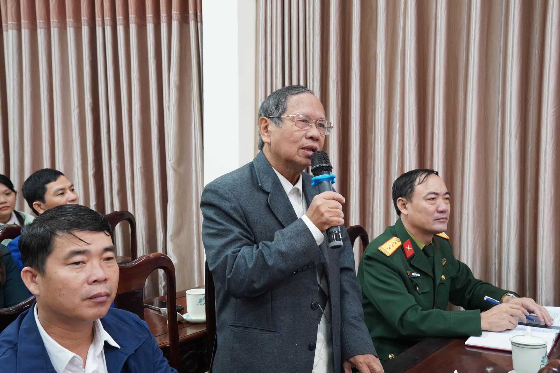 Đại diện Hội Khuyến học phát biểu