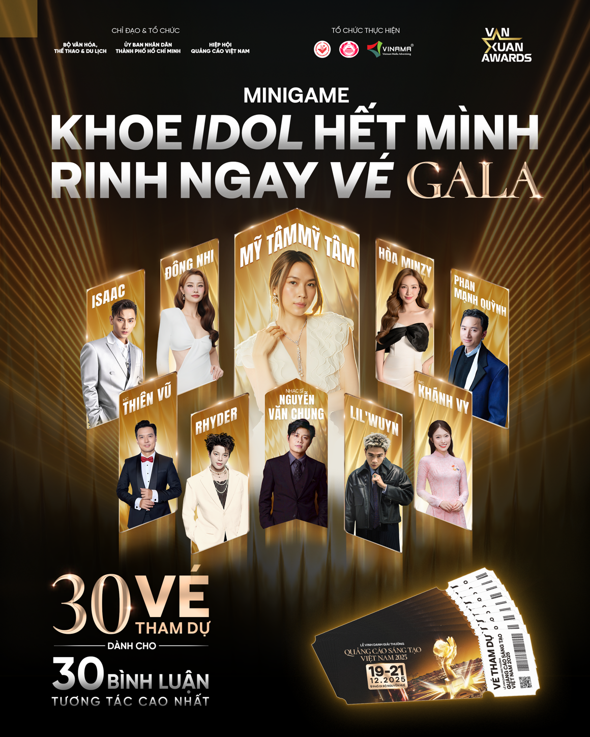 Minigames: Khoe Idol liền tay – Vé Concert Vạn Xuân Awards 2025 về ngay Minigames: Khoe Idol liền tay – Vé Concert Vạn Xuân Awards 2025 về ngay