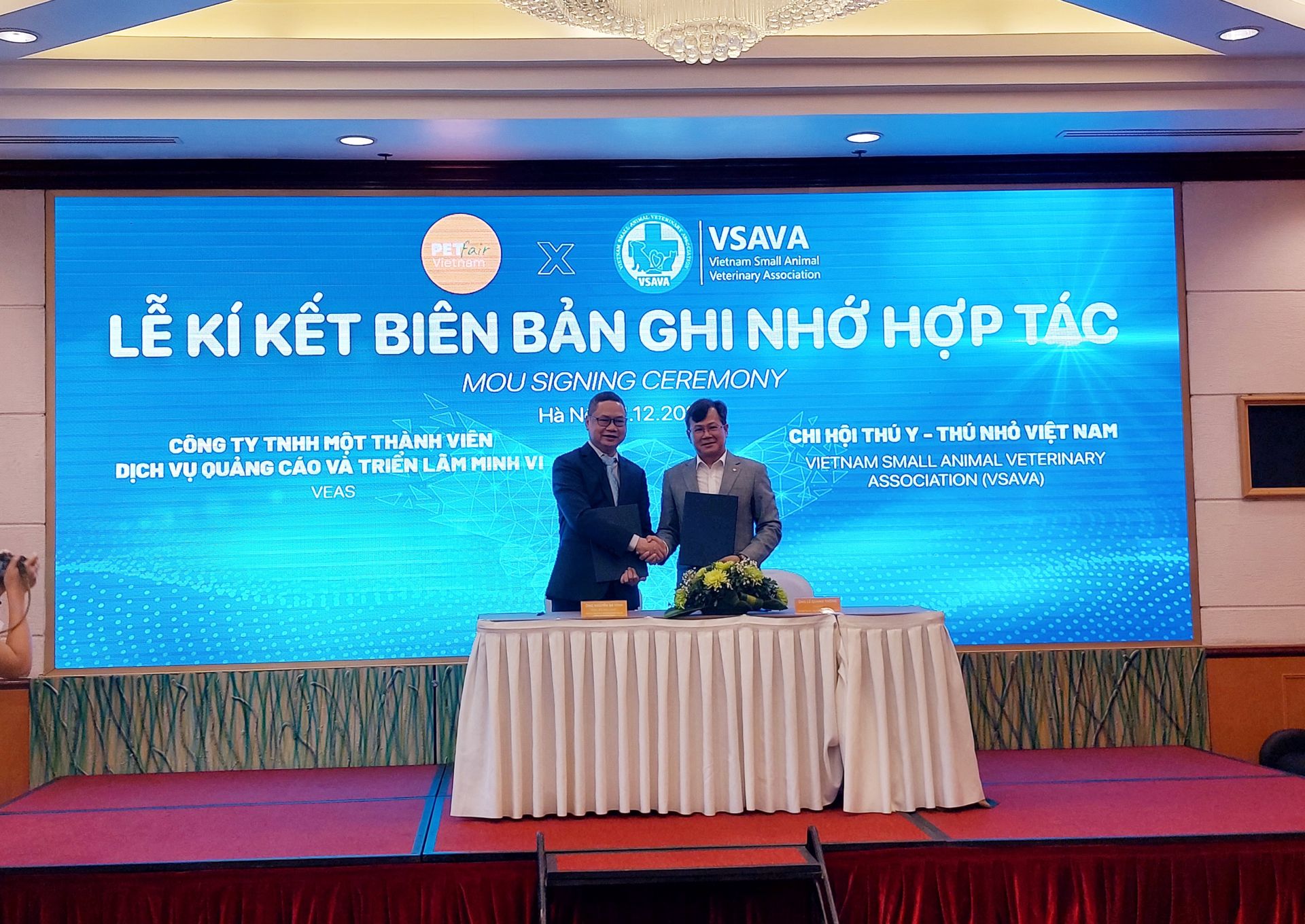 Lễ ký kết hợp tác chiến lược giữa VEAS và các Hiệp hội