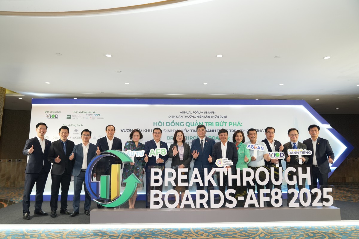 Ông Phạm Việt Anh - Chủ tịch HĐQT PVTrans cùng các lãnh đạo cấp cao tại Diễn đàn thường niên về Quản trị Công ty AF8 2025 Ông Phạm Việt Anh - Chủ tịch HĐQT PVTrans cùng các lãnh đạo cấp cao tại Diễn đàn thường niên về Quản trị Công ty AF8 2025