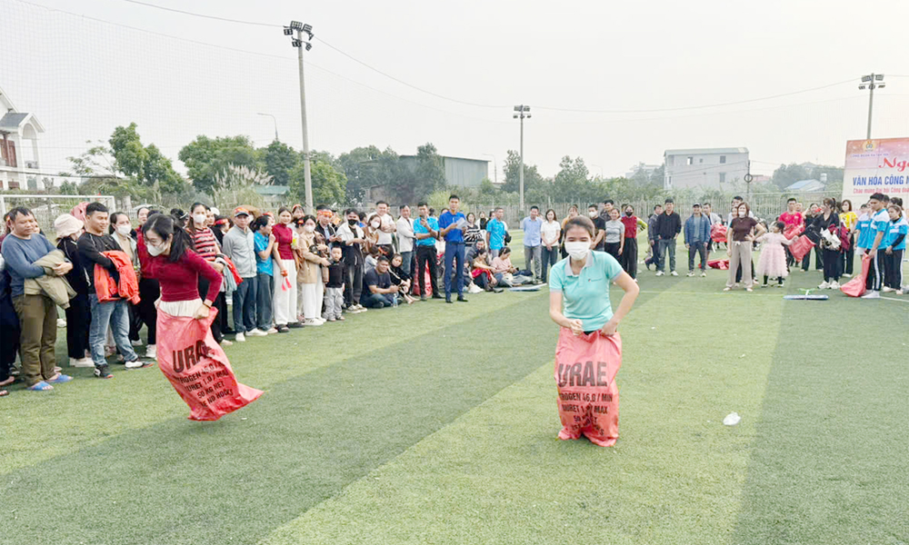 Bắc Ninh: Hàng nghìn đoàn viên tham gia ngày hội công nhân lao động