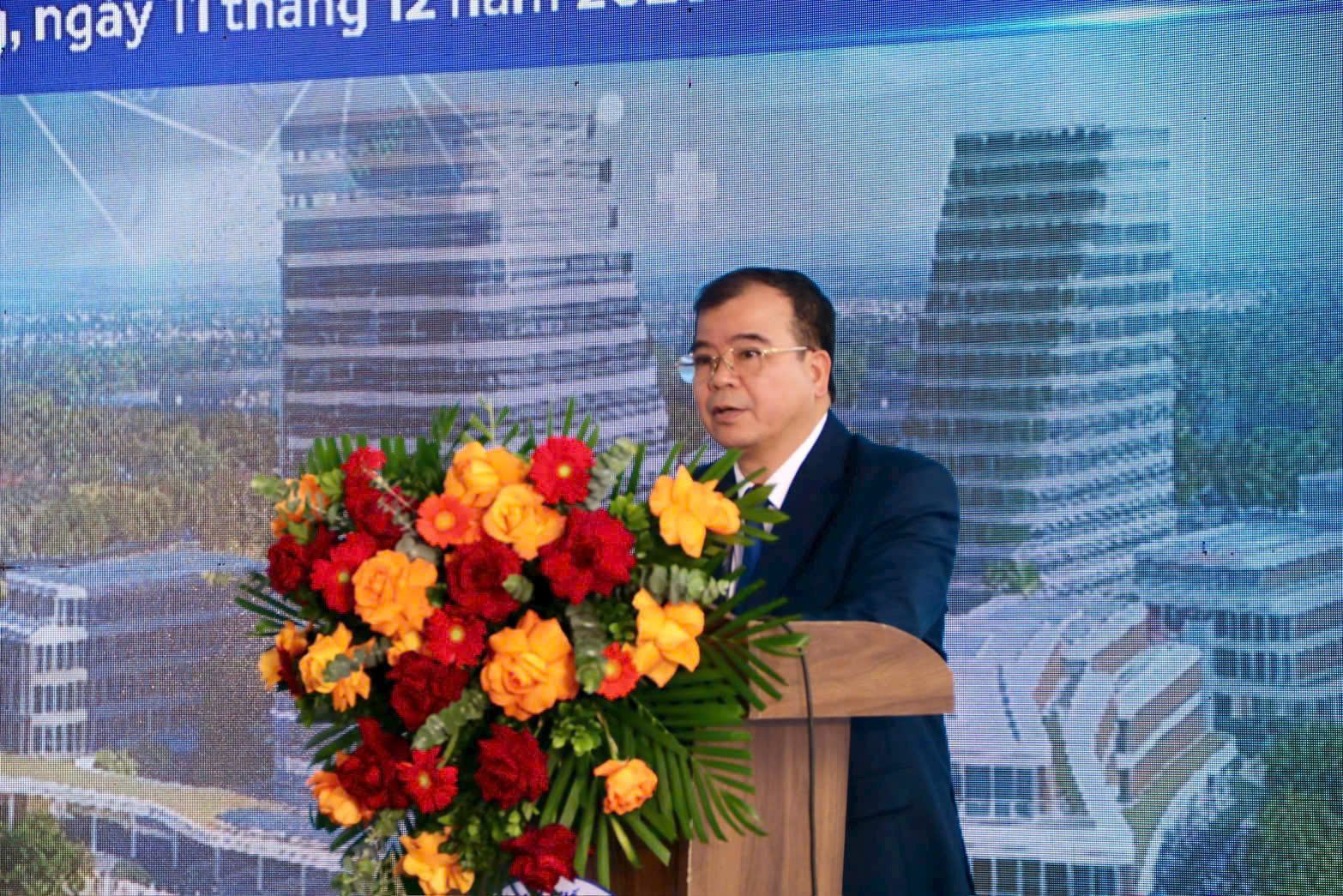 Đồng chí Nguyễn Minh Hùng, Phó Chủ tịch UBND thành phố phát biểu tại chương trình.