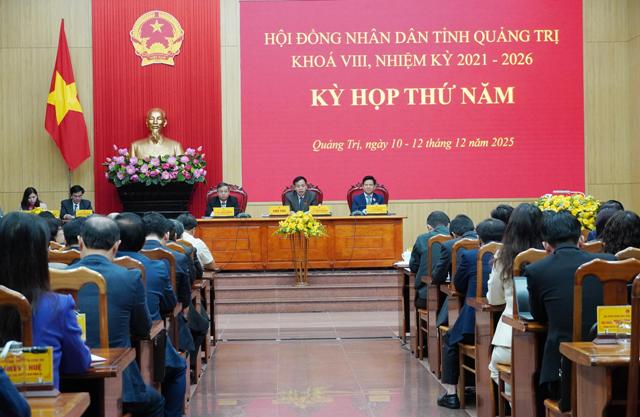 Quảng Trị: Nhiều quyết sách quan trọng tại Kỳ họp thứ 5 HĐND tỉnh khóa VIII