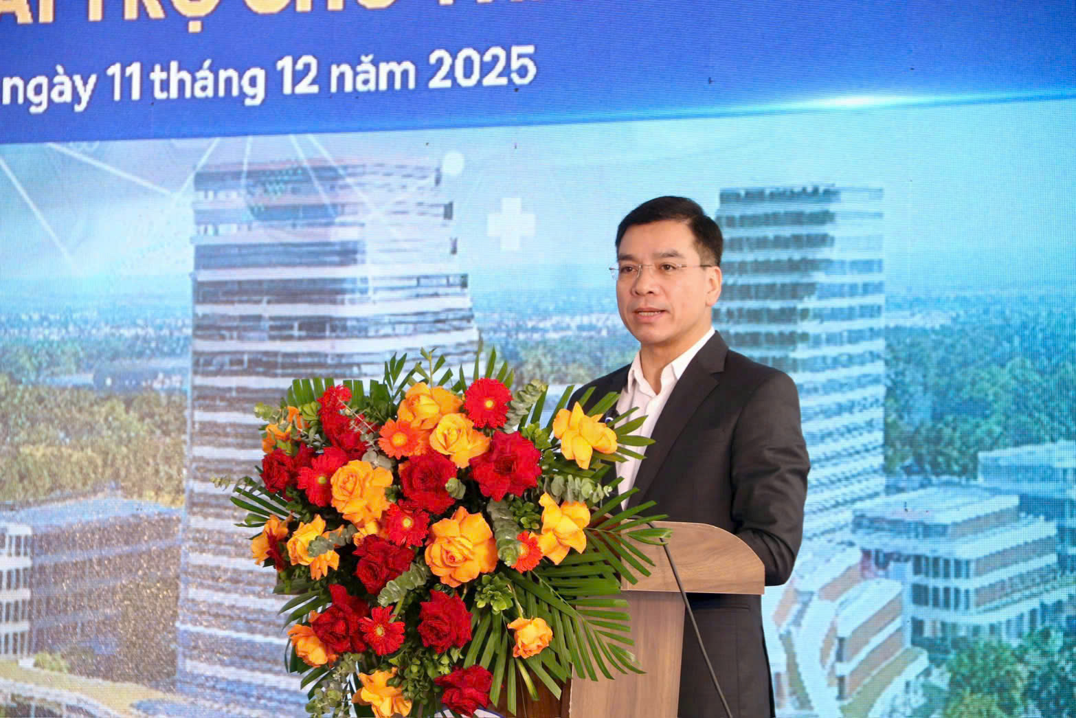 TS.Hà Anh Đức, Cục trưởng Cục Quản lý Khám, chữa bệnh (Bộ Y tế) phát biểu tại chương trình.