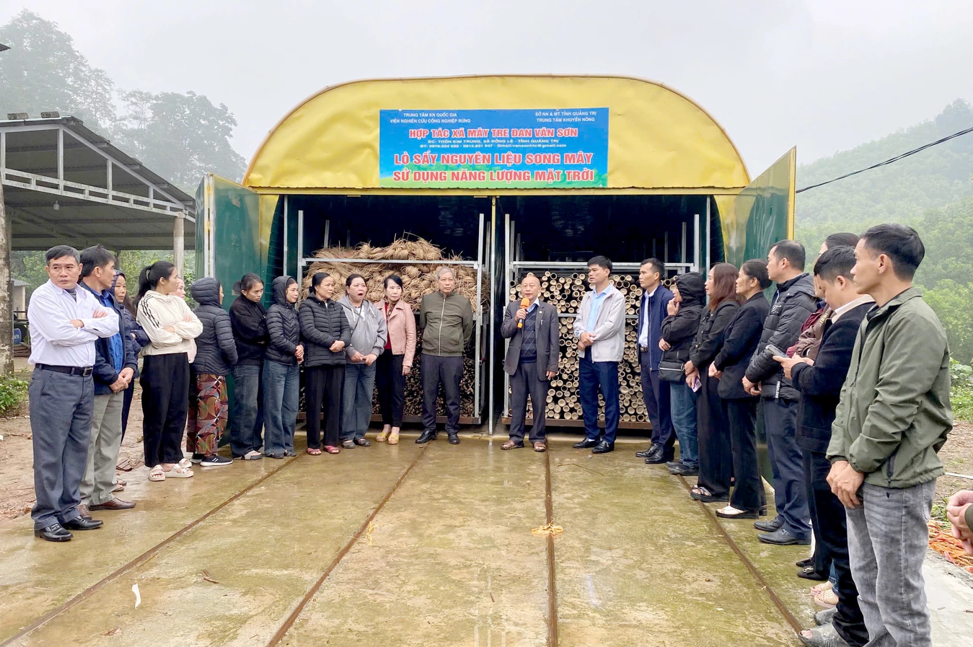 Quảng Trị tập huấn công nghệ sấy song mây bằng năng lượng mặt trời